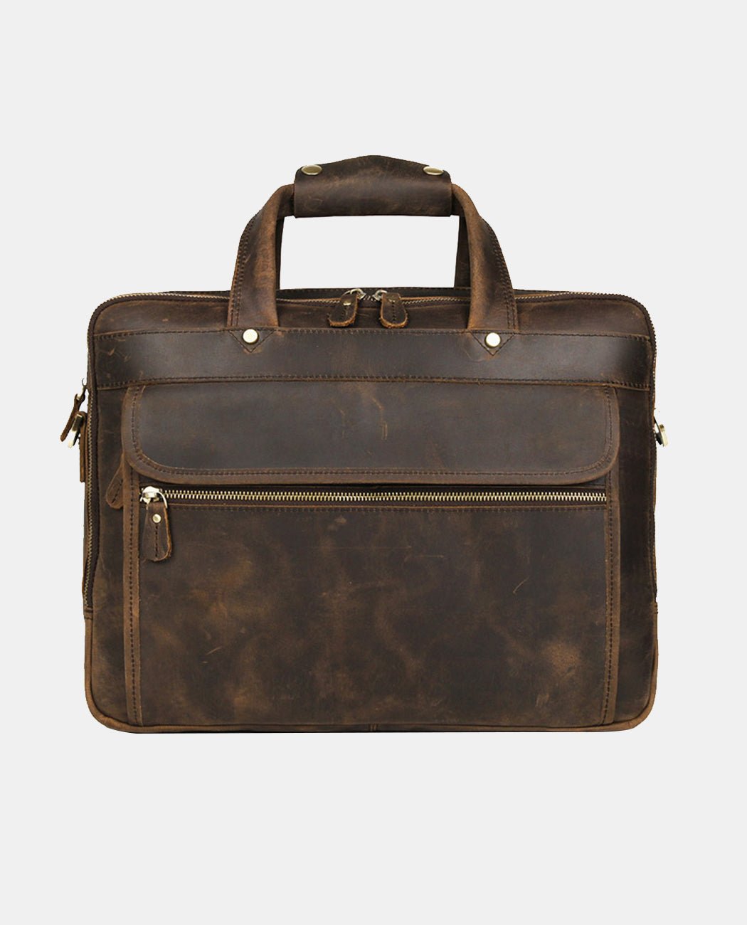 Executive Essentials Briefcase -Bags- BAGHUGS-LEHB-5036-Deep Brown