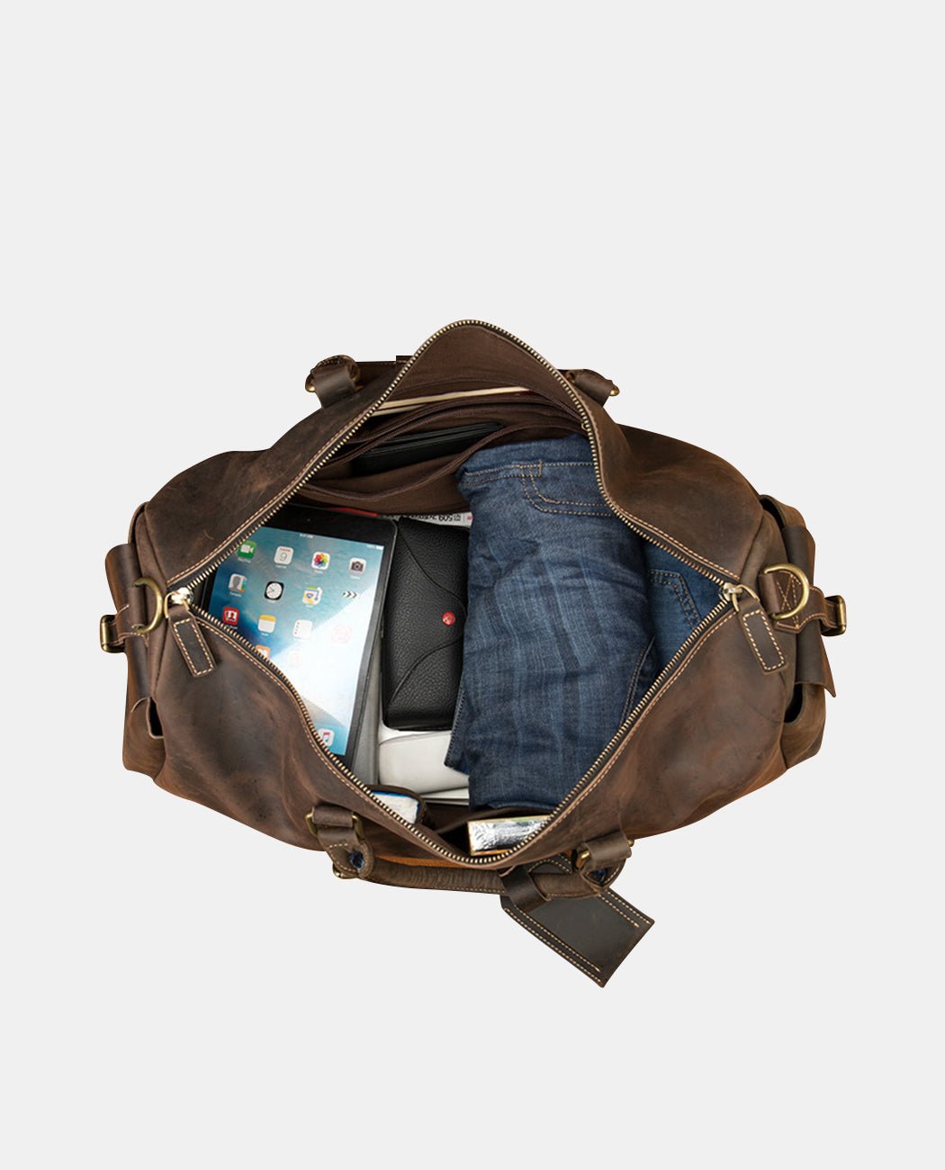 Endeavor Legacy Duffel -Bags- BAGHUGS-LEDF-9466-Deep Brown
