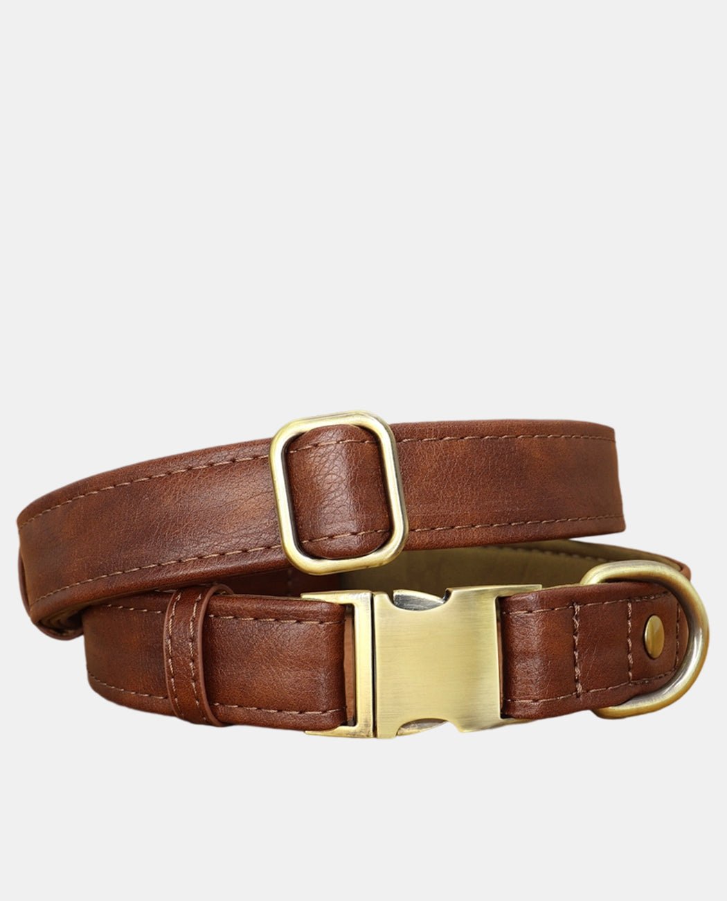 Gloss Leather Dog Collar