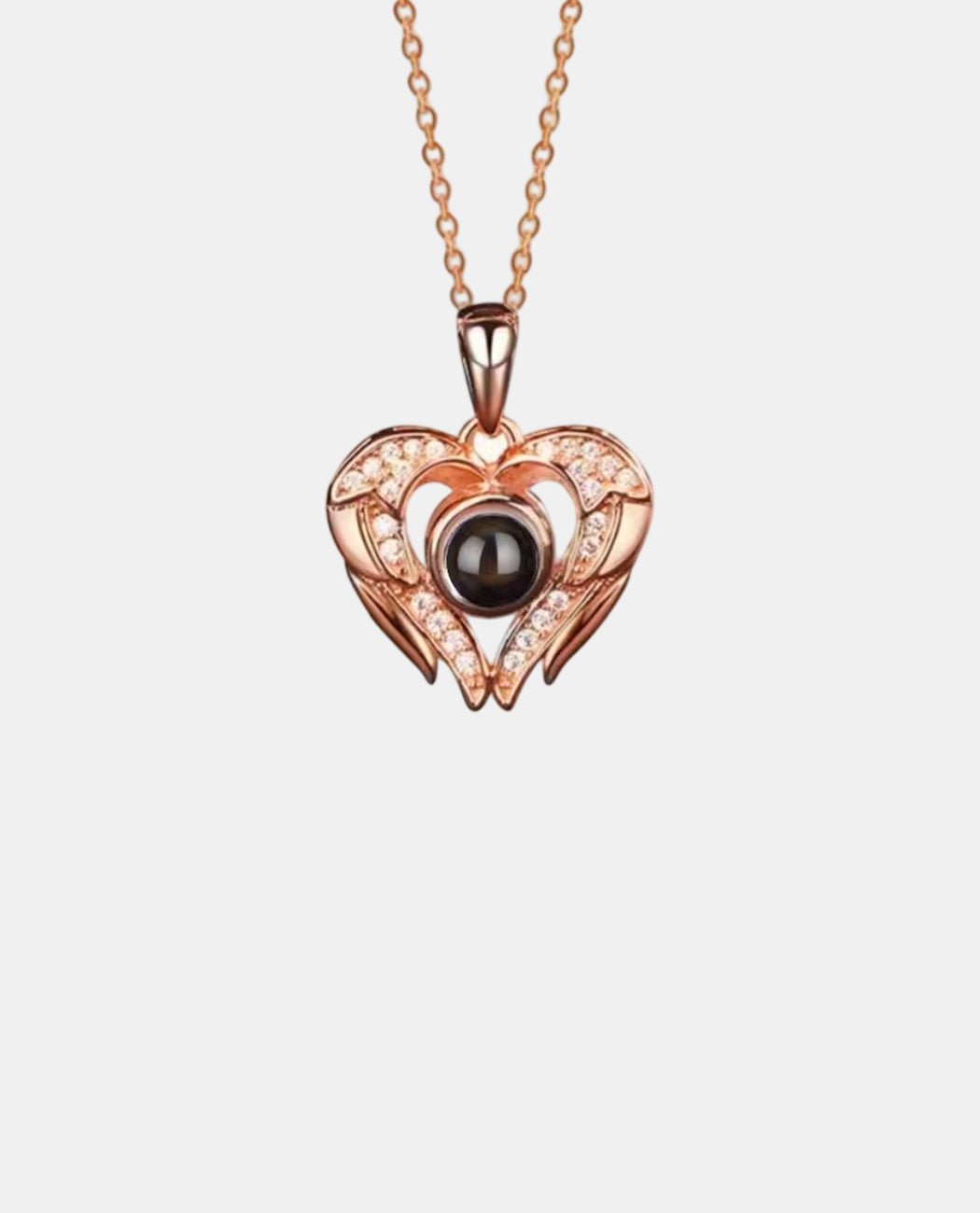 Ocean's Heart Projection Necklace