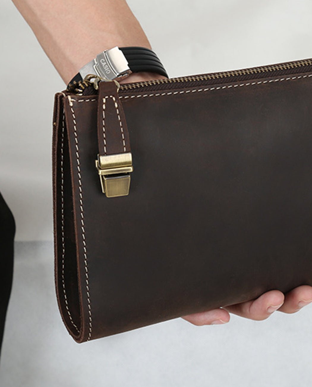 Dark Choto Leather Wallet