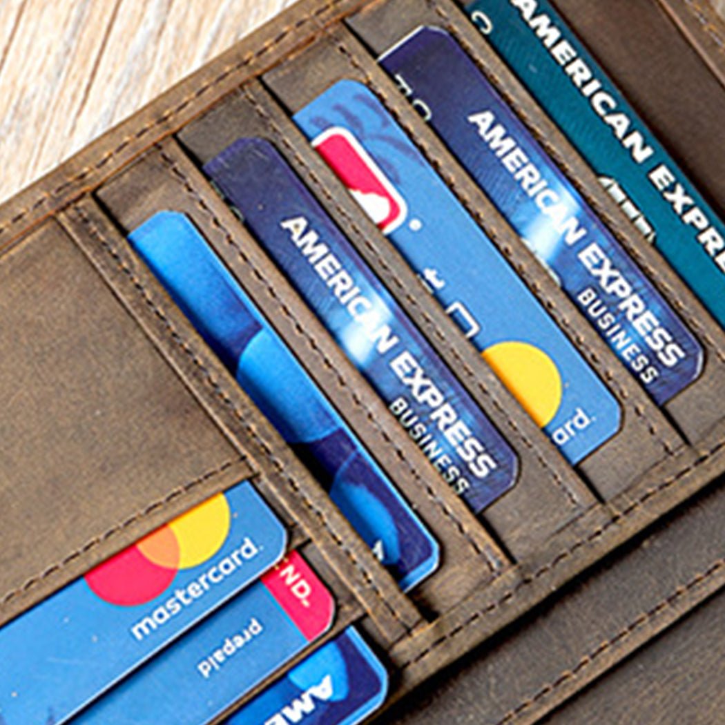 Leather Long Wallet