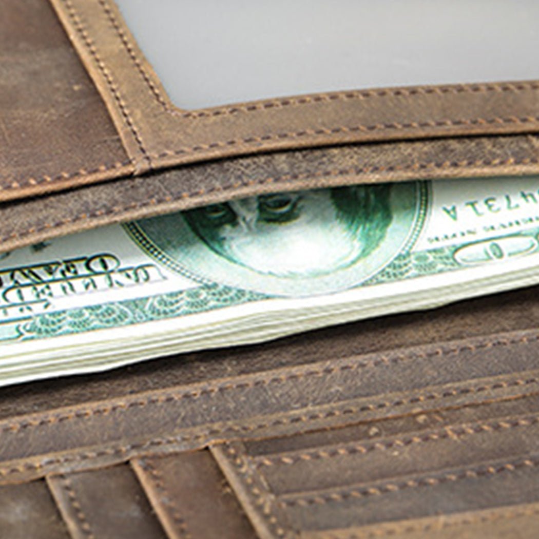 Leather Long Wallet