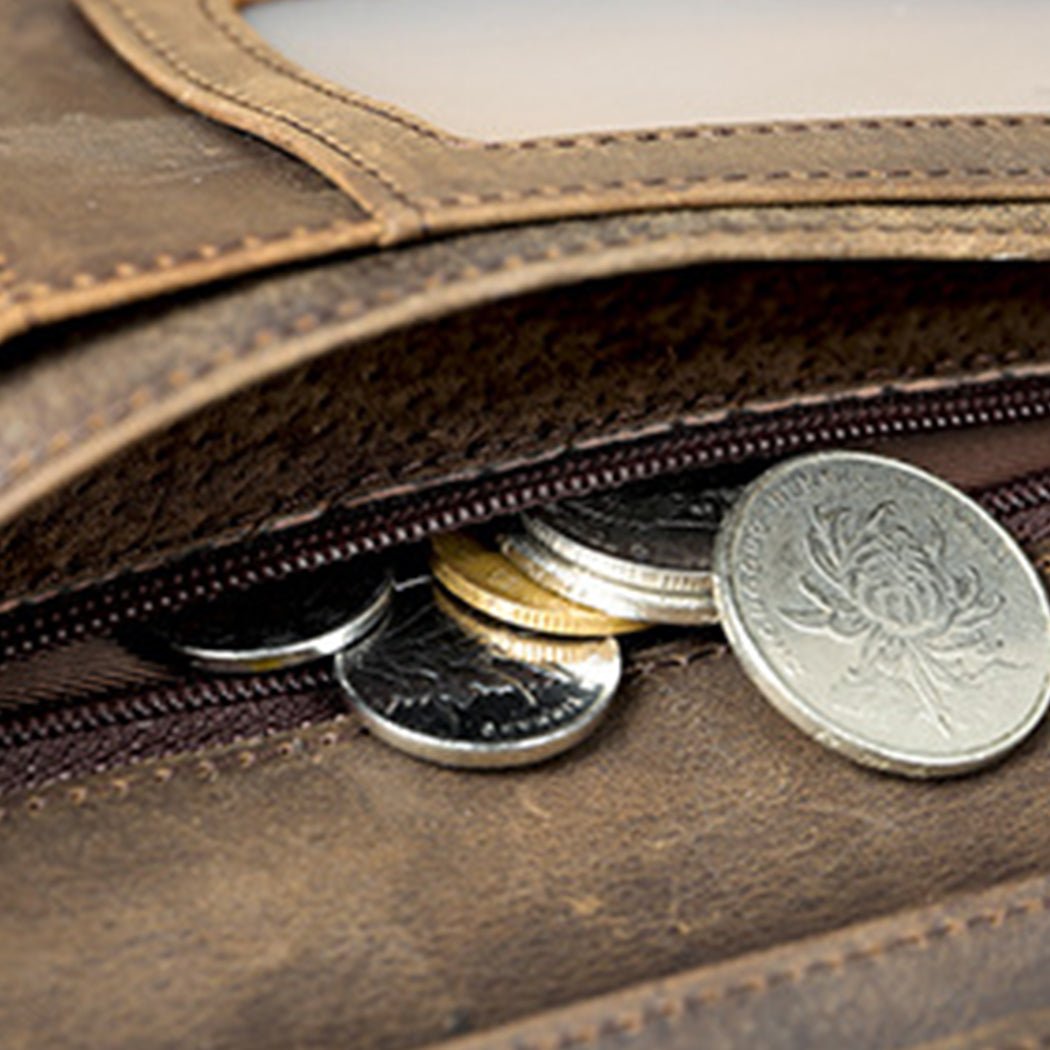 Leather Long Wallet