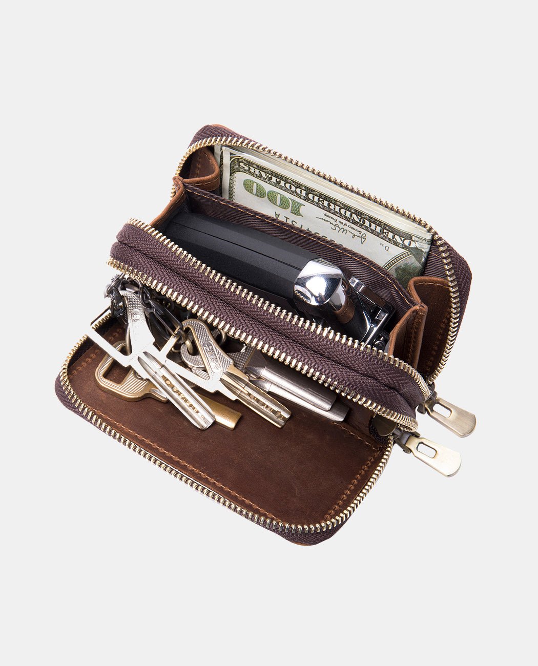 Brown Cake Leather Wallet