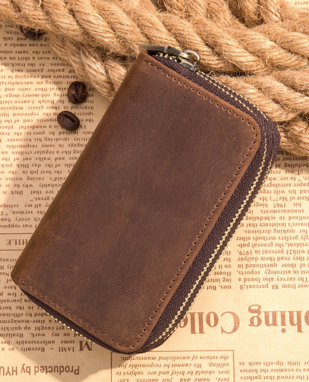 Brown Cake Leather Wallet