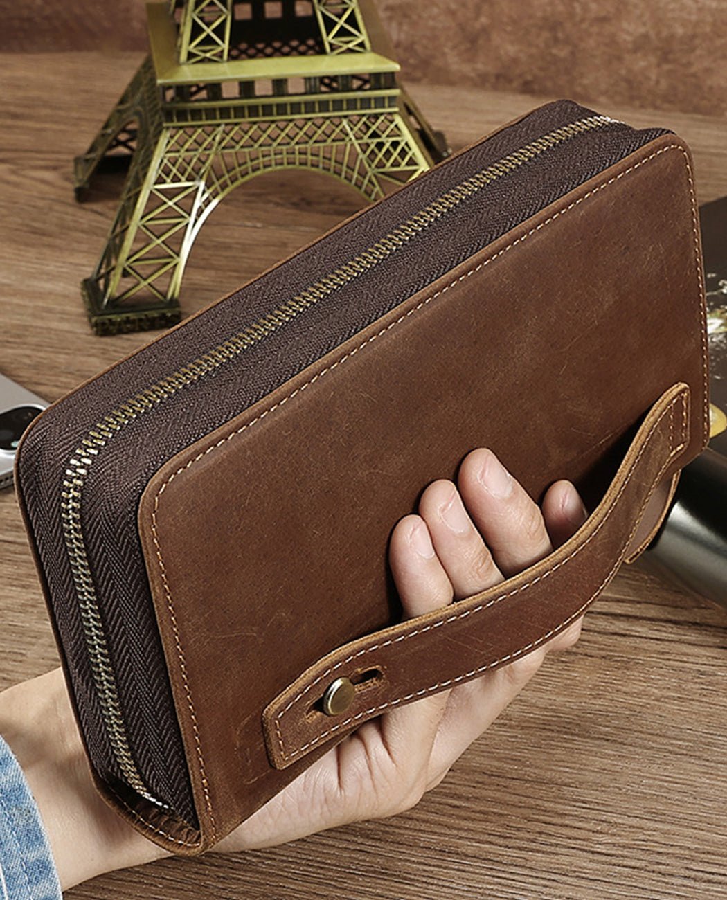 Dark Leather Wallet