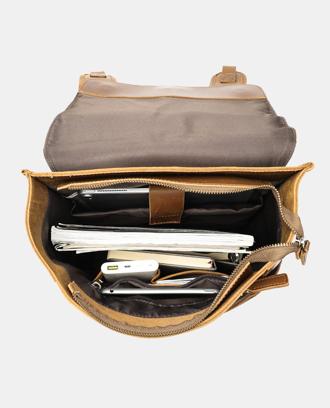 Timely Classic Backpack -Backpacks- BAGHUGS-LEBP-7413-Brass Color