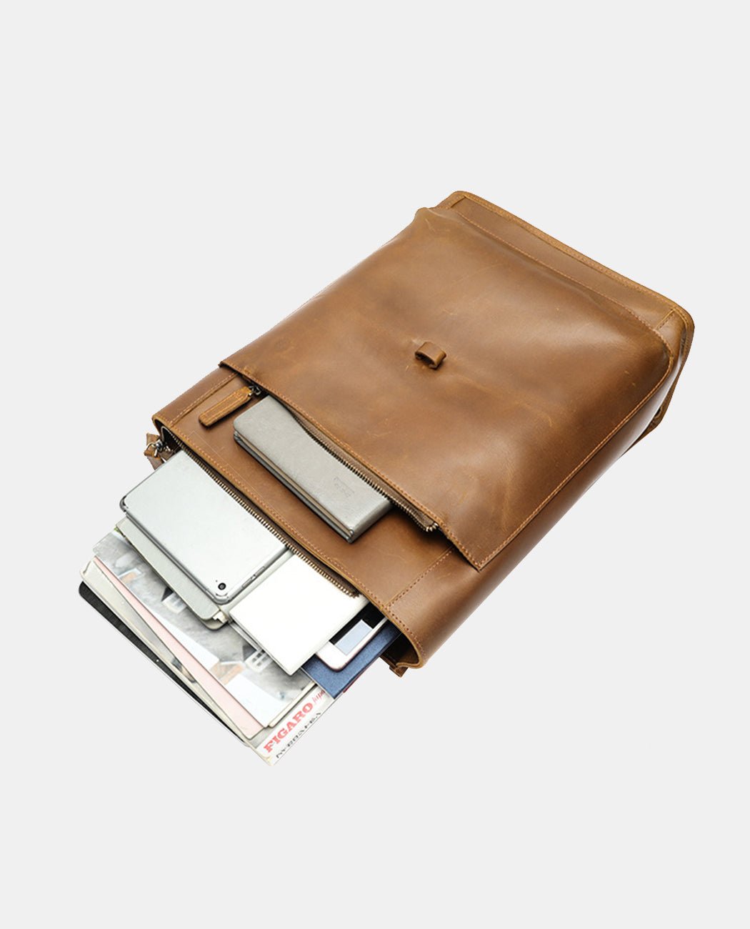 Timely Classic Backpack -Backpacks- BAGHUGS-LEBP-7413-Brass Color