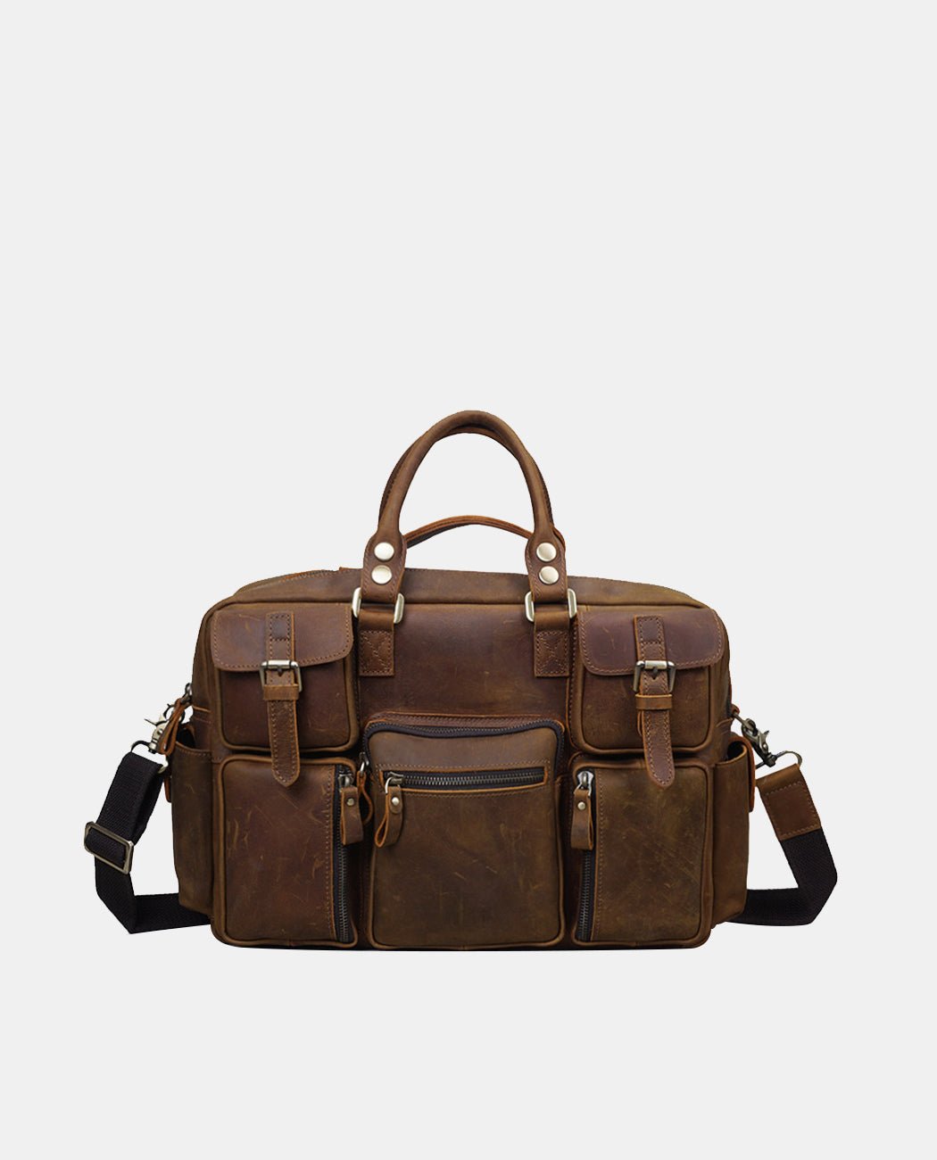 Enduring Tides Travel Duffel Bag -Bags- BAGHUGS-LEDF-9664-Deep Brown