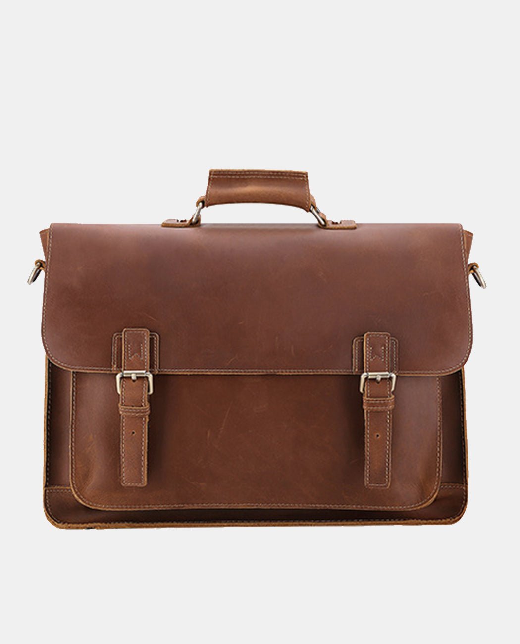 Oliver Heritage Messenger Bag -Bags- BAGHUGS-LEHB-1112-Brown