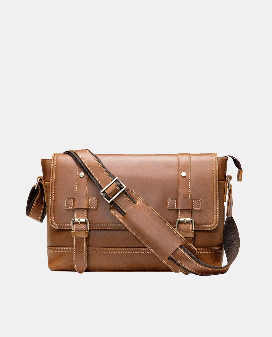 Elliot Compass Satchel -Bags- BAGHUGS-LEHB-1416-Brass Color