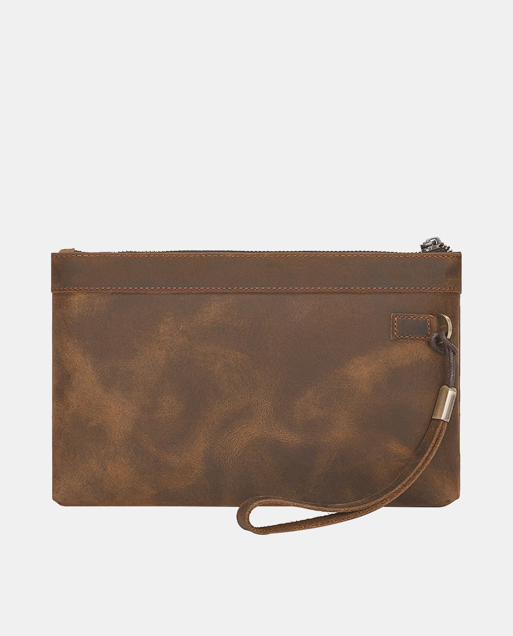 Refined Essentials Clutch Bag -Bags- BAGHUGS-LESN-1110-Dry Leaf Color
