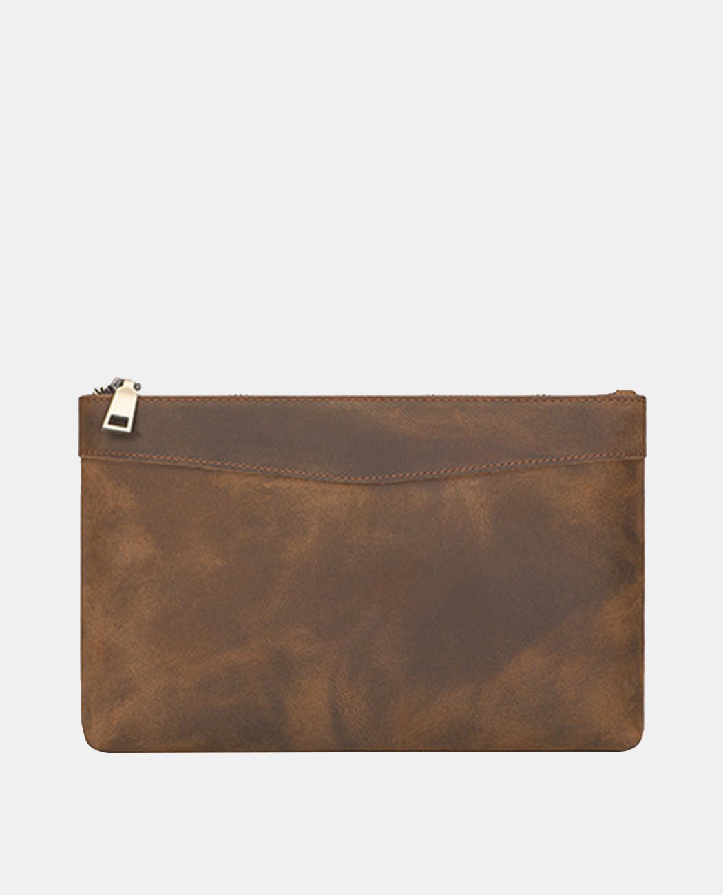 Refined Essentials Clutch Bag -Bags- BAGHUGS-LESN-1110-Dry Leaf Color