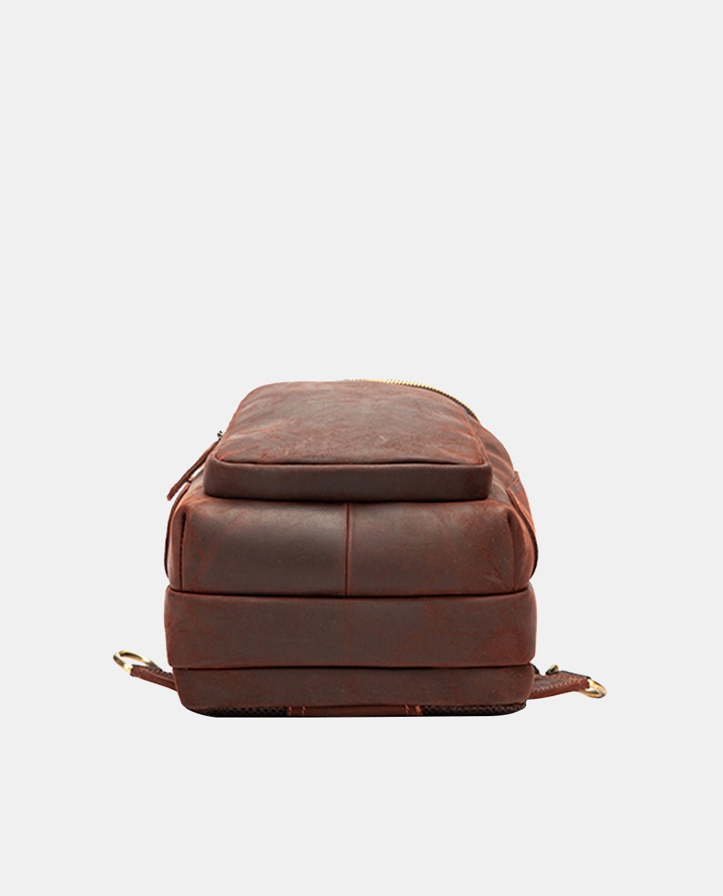 Sleek Brown Messenger Carrier -Bags- BAGHUGS-LETT-9599-Red Brown