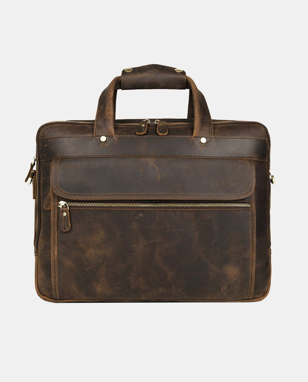 Executive Essentials Briefcase -Bags- BAGHUGS-LEHB-5036-Deep Brown