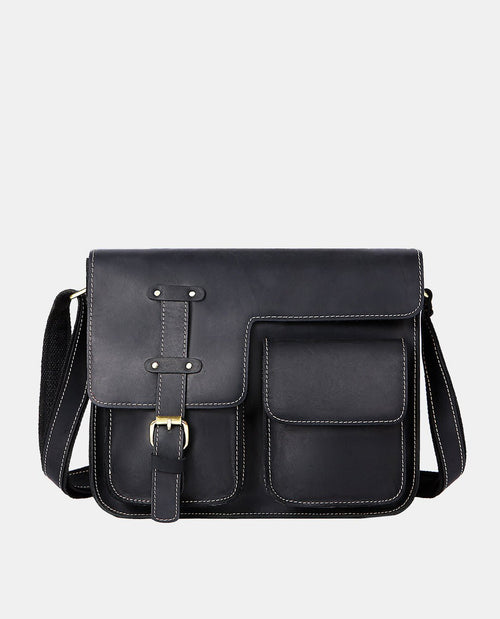 Atlas Courier -Bags- BAGHUGS-LEHB-5597-Black