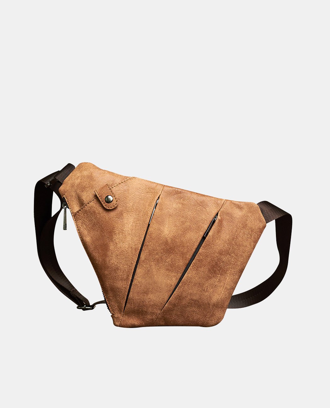Chic Casual Crossbody Bag -Bags- BAGHUGS-LETT-9984-Red Brown