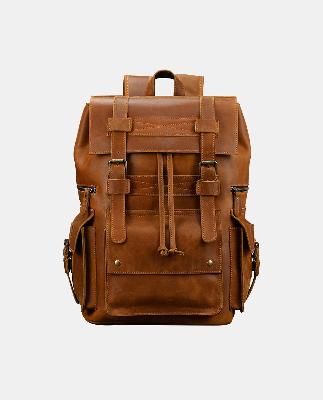 Journey Bond Backpack -Backpacks- BAGHUGS-LEBP-9300-Deep Brown