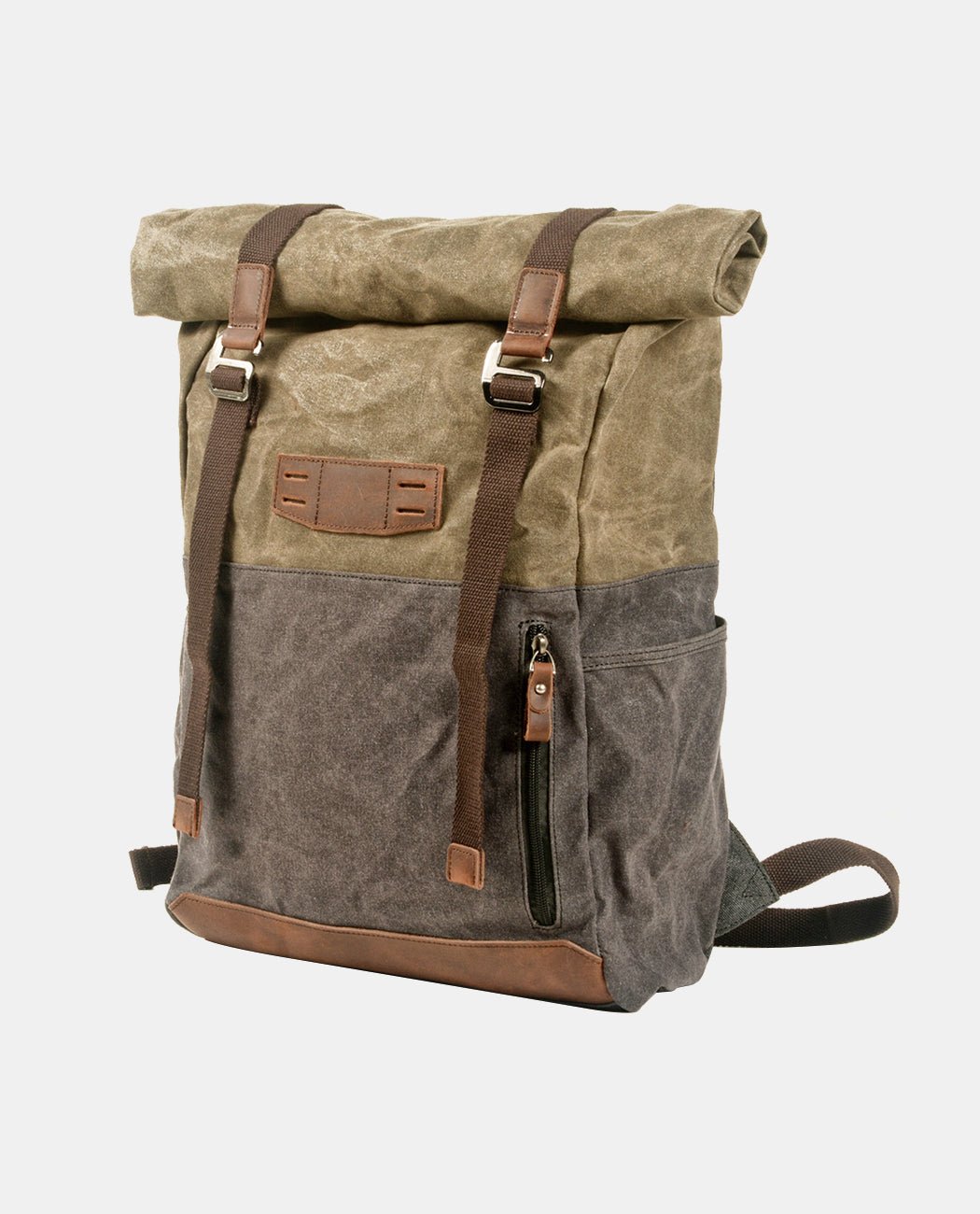Classic Canvas Backpack -Backpacks- BAGHUGS-MC-04-918-Khaki