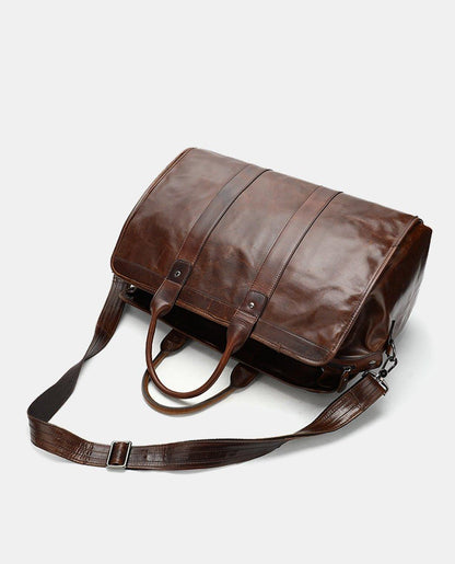 Classic Leather Durable Travel Bag