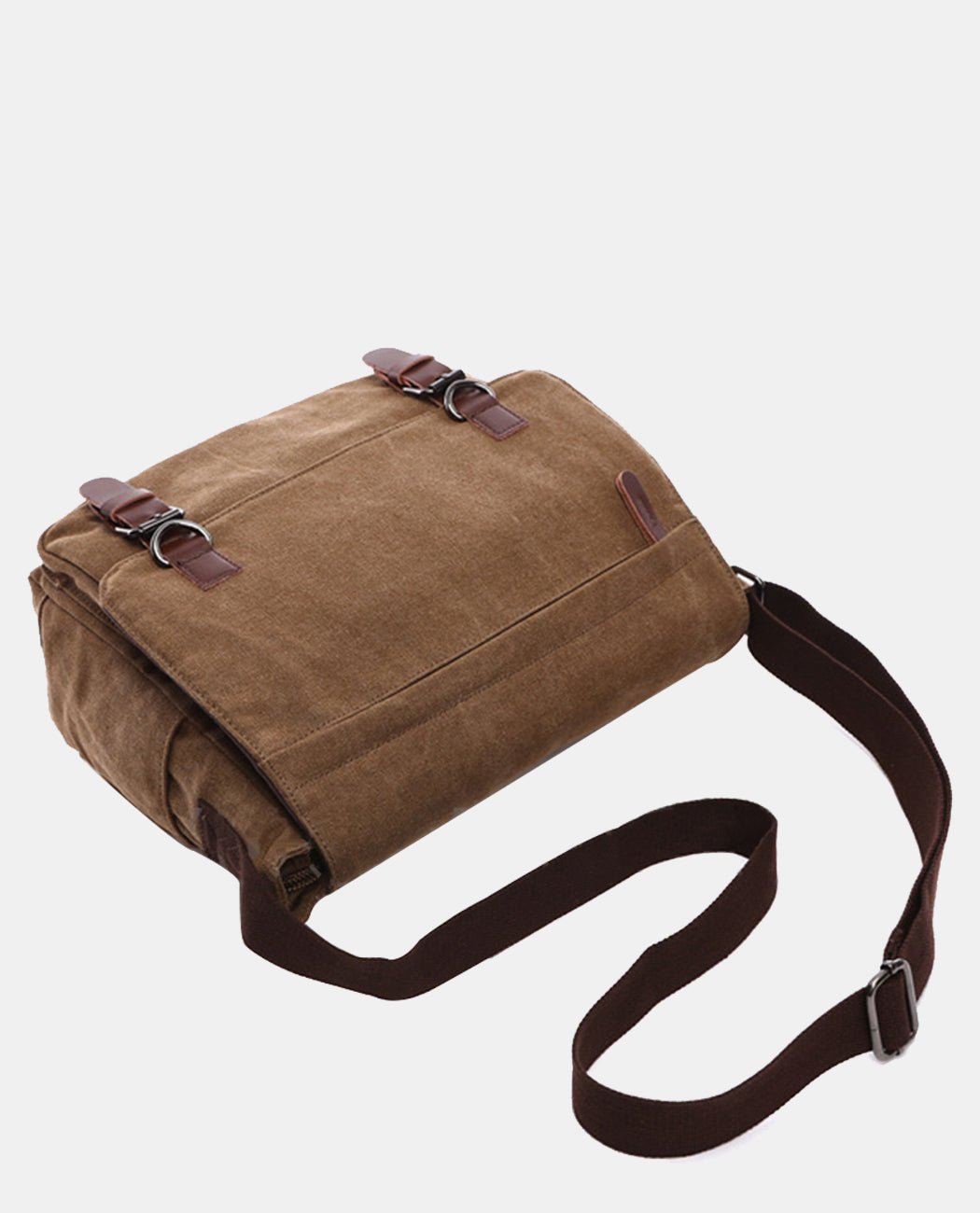 Dark Knight Canvas Messenger Bag -Bags- BAGHUGS-MG8645-L-Midnight Blue