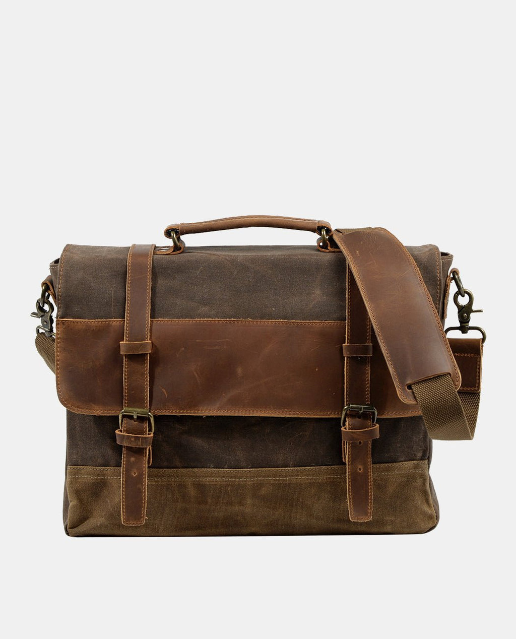 Canvas Casual Crossbody Bag -Backpacks- BAGHUGS-MC-03-248-Brown