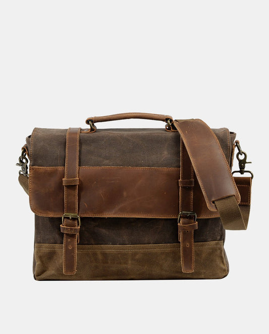 Canvas Casual Crossbody Bag -Backpacks- BAGHUGS-MC-03-248-Brown