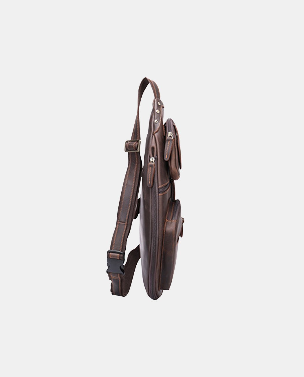 Milano Chic Crossbody Bag -Bags- BAGHUGS-LETT-1456-Dark Brown
