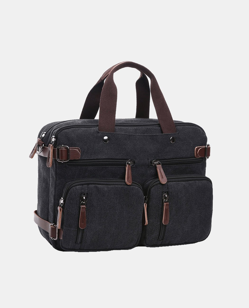 Leisure Canvas Tote Bag -Bags- BAGHUGS-MG8695-S-Black