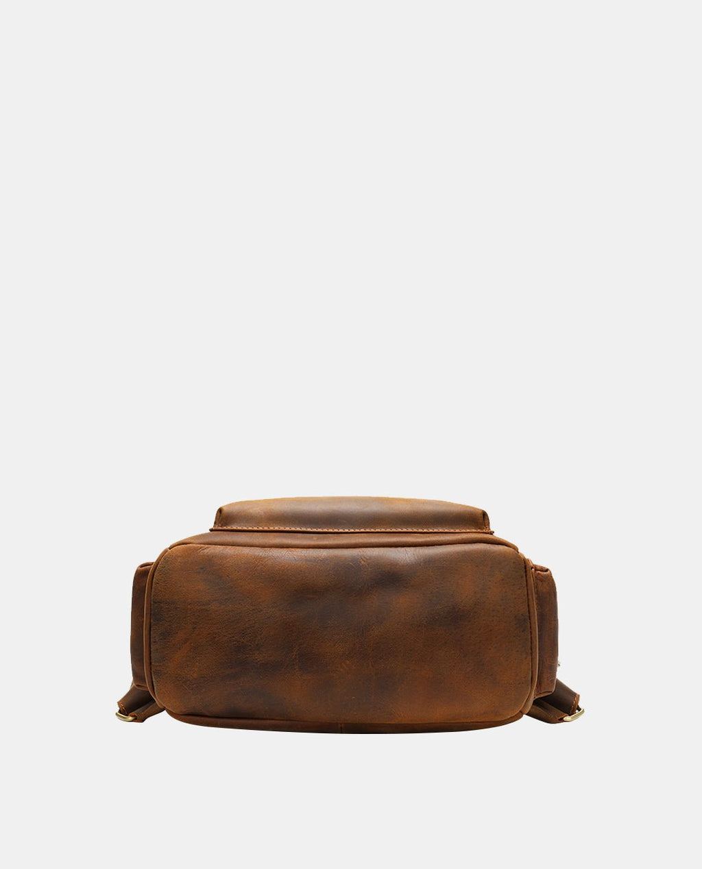 Classic Leather Backpack -Backpacks- BAGHUGS-MR-04-519-Dark Brown