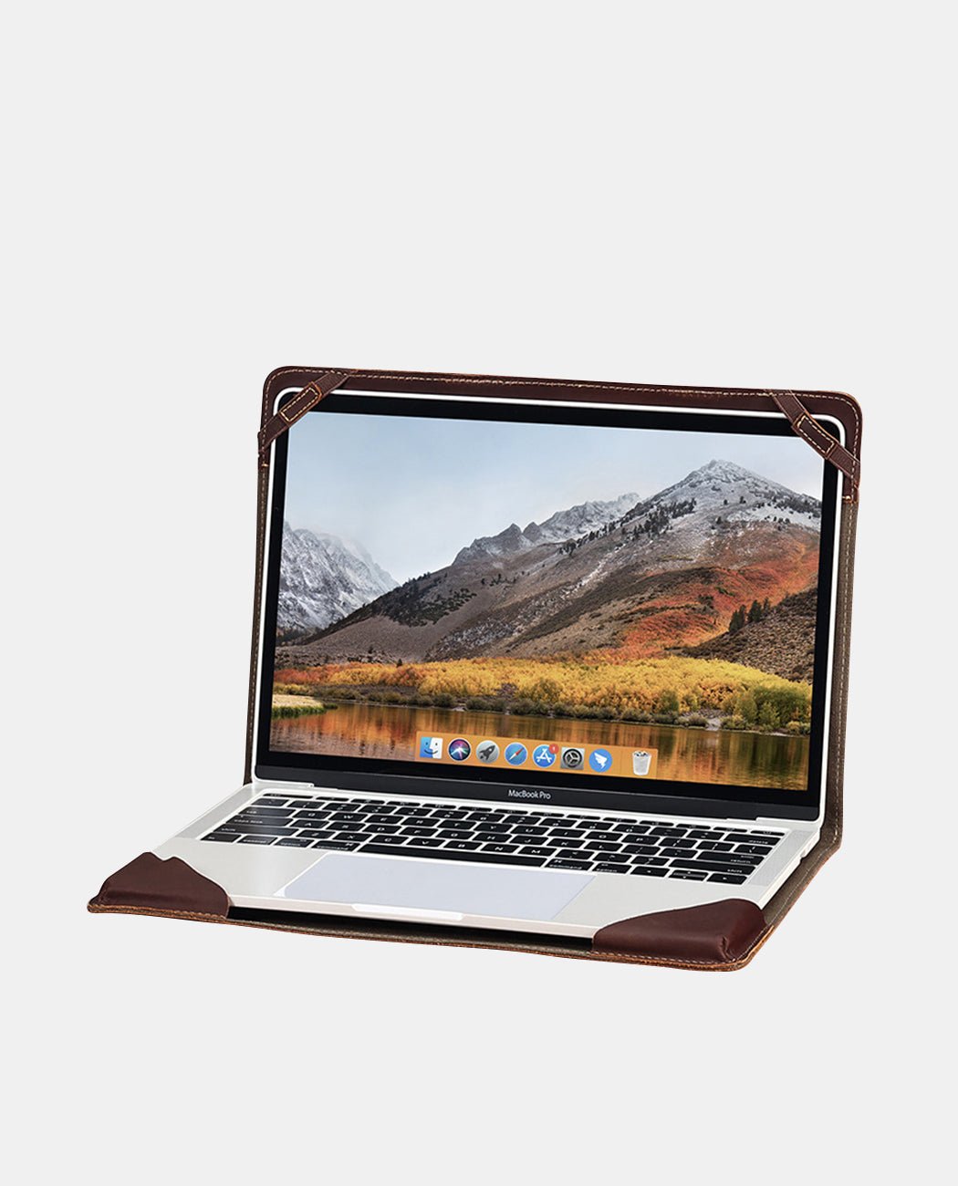 Leather Laptop Sleeve -Bags- BAGHUGS-LEIP-9984-Deep Brown