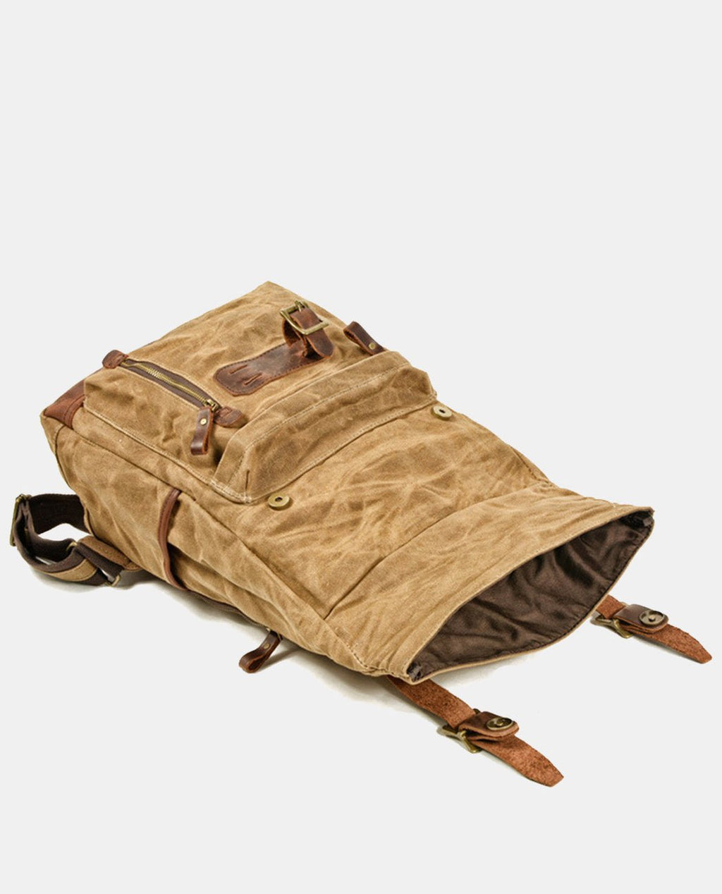 Desert Large Canvas Backpack -Backpacks- BAGHUGS-MC6897-Army Green
