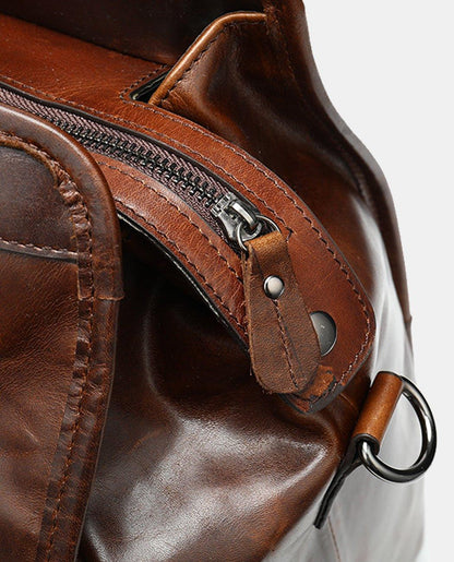 Classic Leather Durable Travel Bag