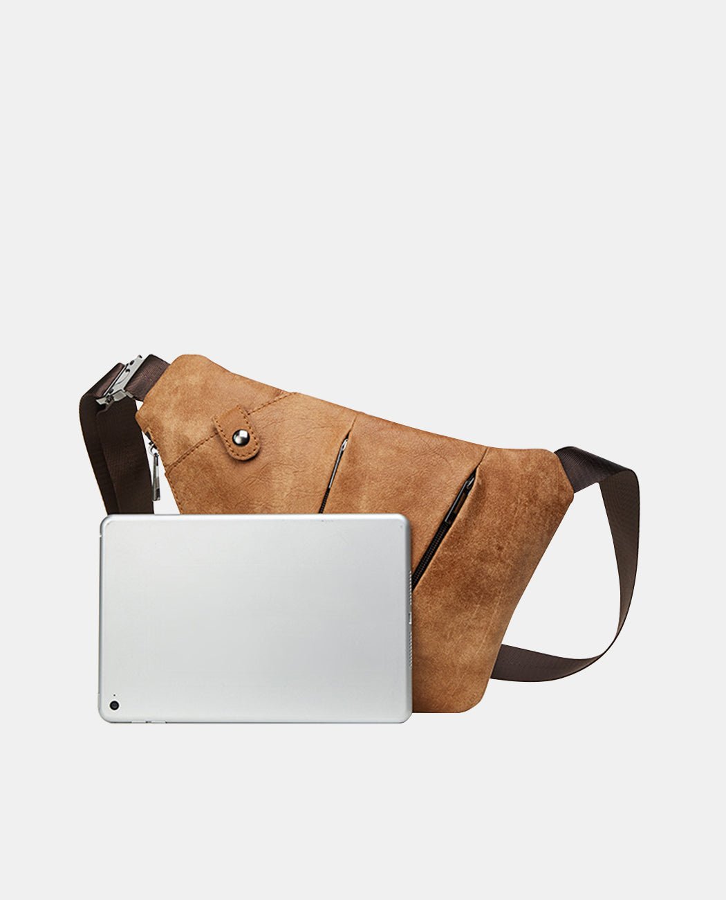 Chic Casual Crossbody Bag -Bags- BAGHUGS-LETT-9984-Red Brown