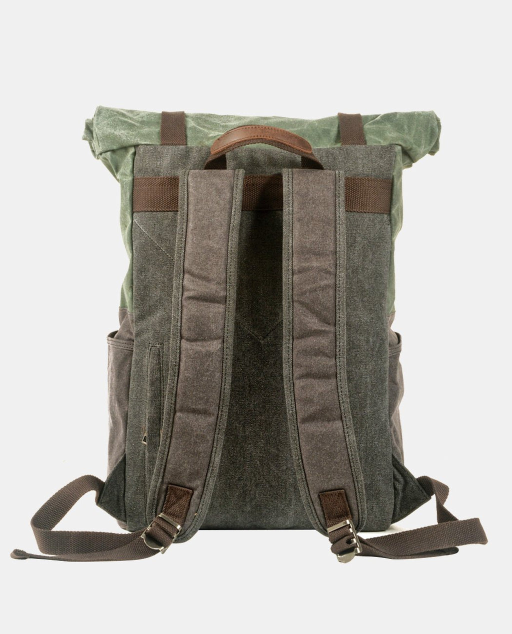 Classic Canvas Backpack -Backpacks- BAGHUGS-MC-04-918-Khaki