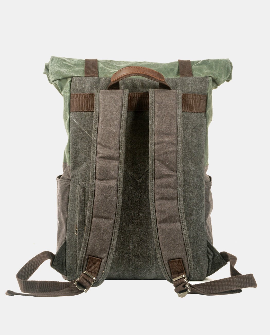Classic Canvas Backpack -Backpacks- BAGHUGS-MC-04-918-Khaki