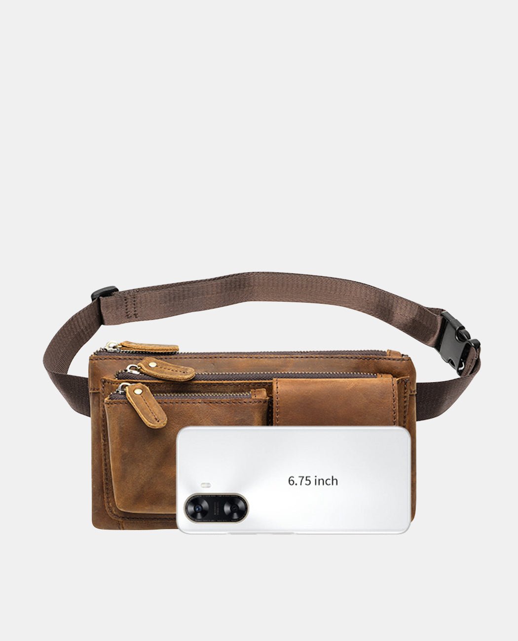Practical Vintage Leather Waist Bag