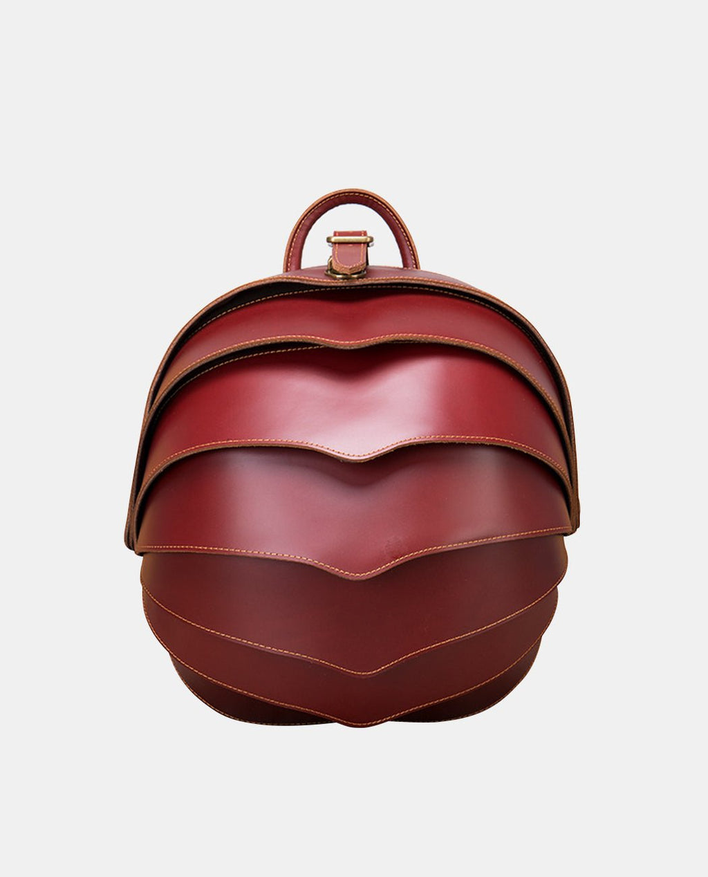 Elegance Sphere Backpack -Bags- BAGHUGS-LEBP-5266-L-Burgundy Color