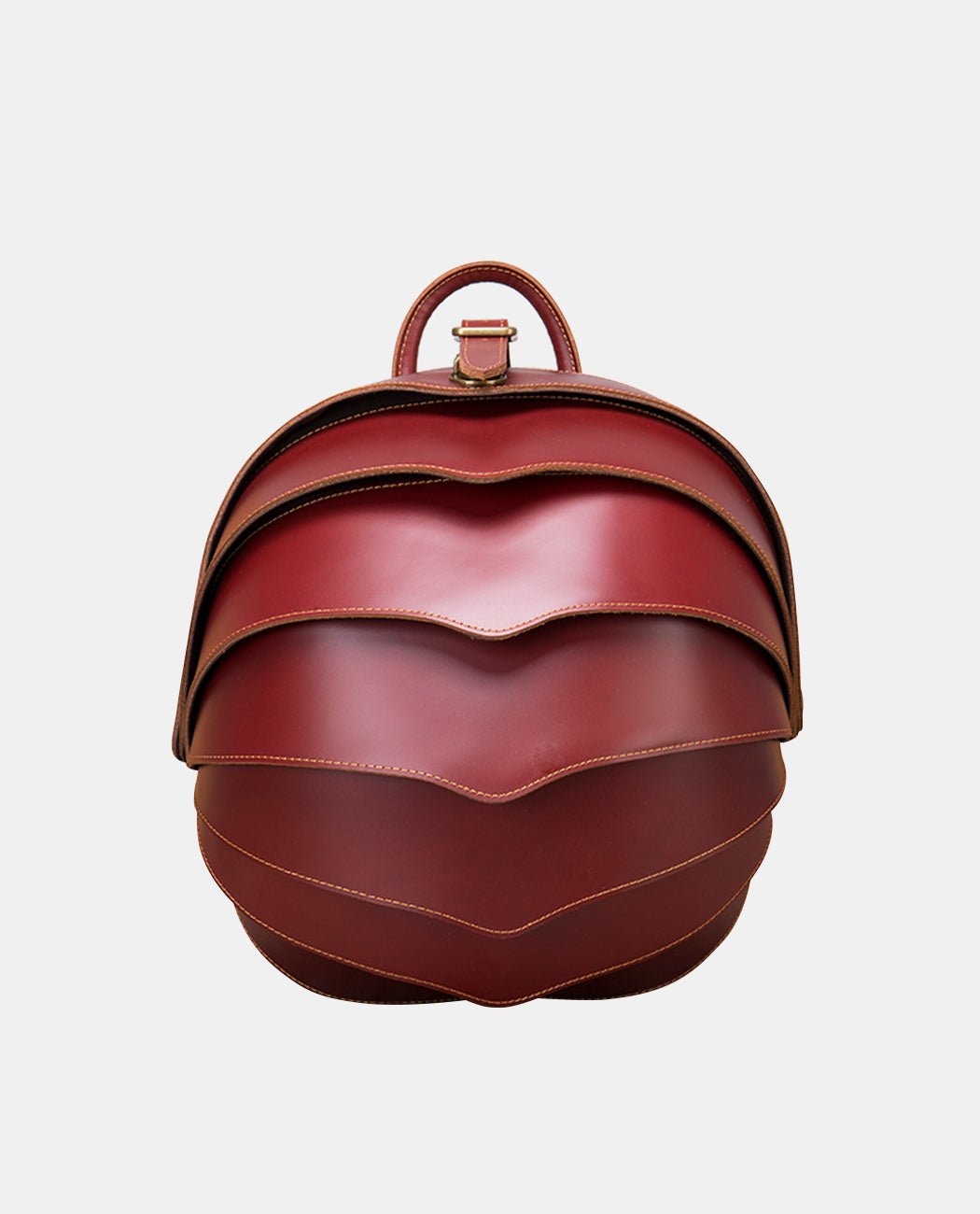 Elegance Sphere Backpack -Bags- BAGHUGS-LEBP-5266-L-Burgundy Color