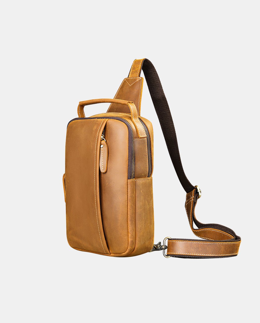 Chic Crossbody Bag -Bags- BAGHUGS-LETT-9511-Dark Brown