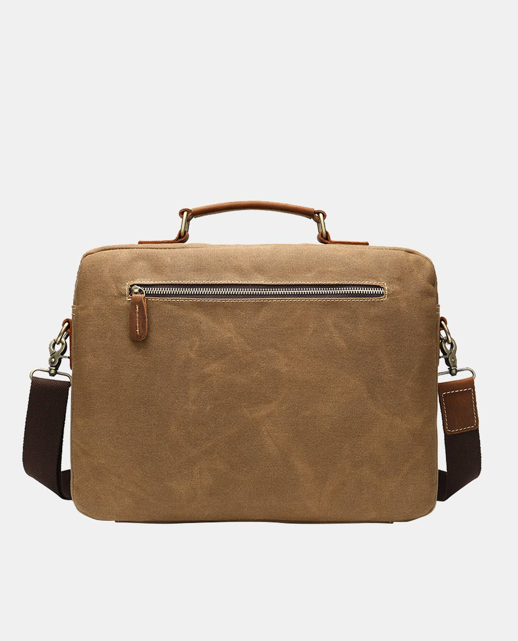 Classic Leather Sling Bag -Bags- BAGHUGS-MR-03-327-Brown