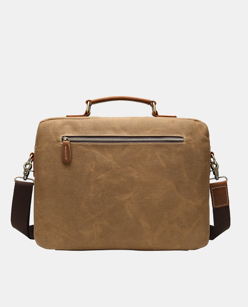 Classic Leather Sling Bag -Bags- BAGHUGS-MR-03-327-Brown