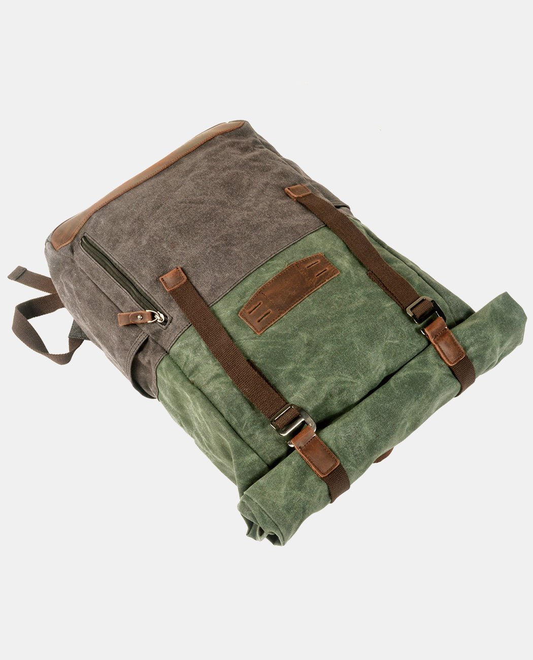 Classic Canvas Backpack -Backpacks- BAGHUGS-MC-04-918-Khaki