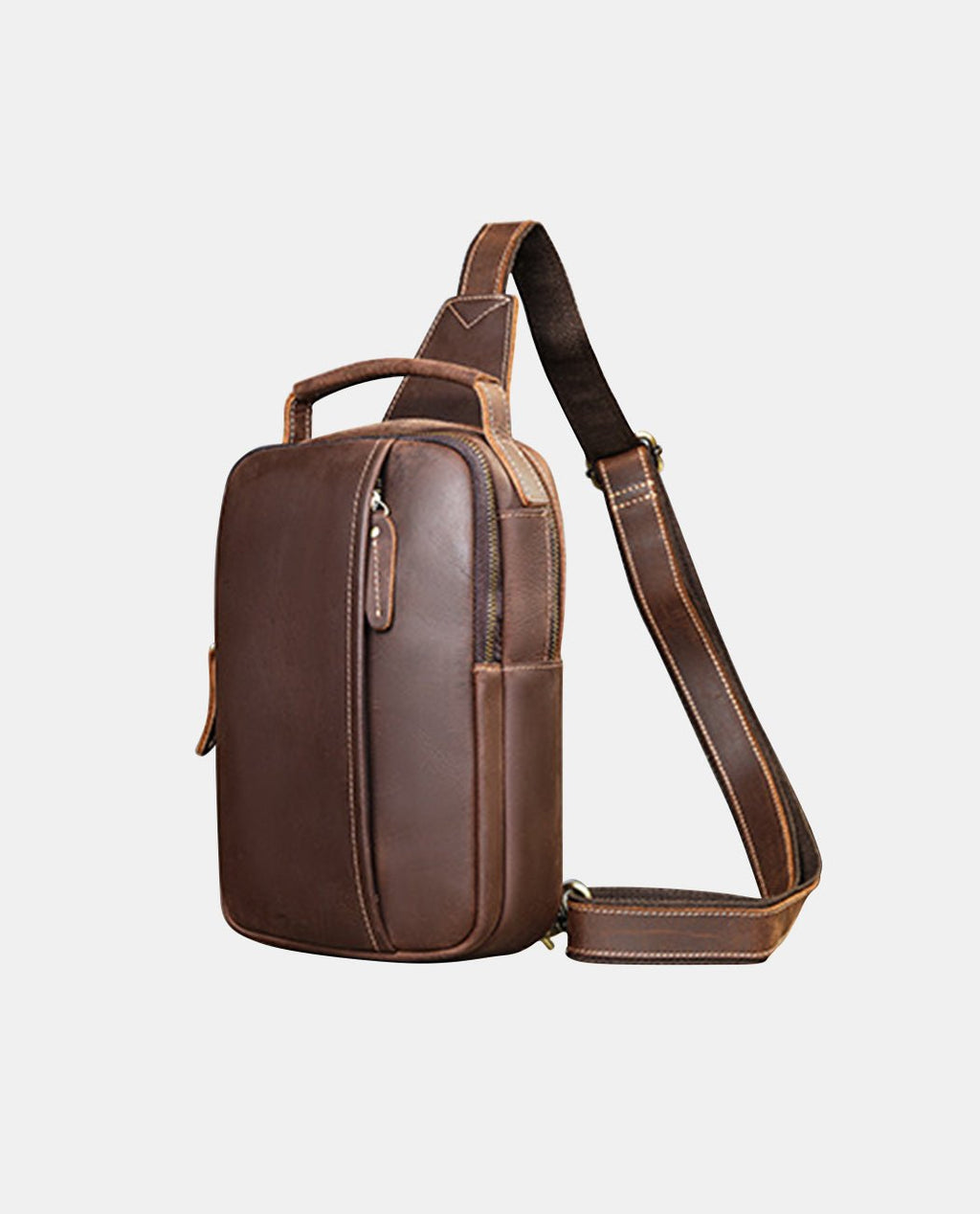 Chic Crossbody Bag -Bags- BAGHUGS-LETT-9511-Dark Brown