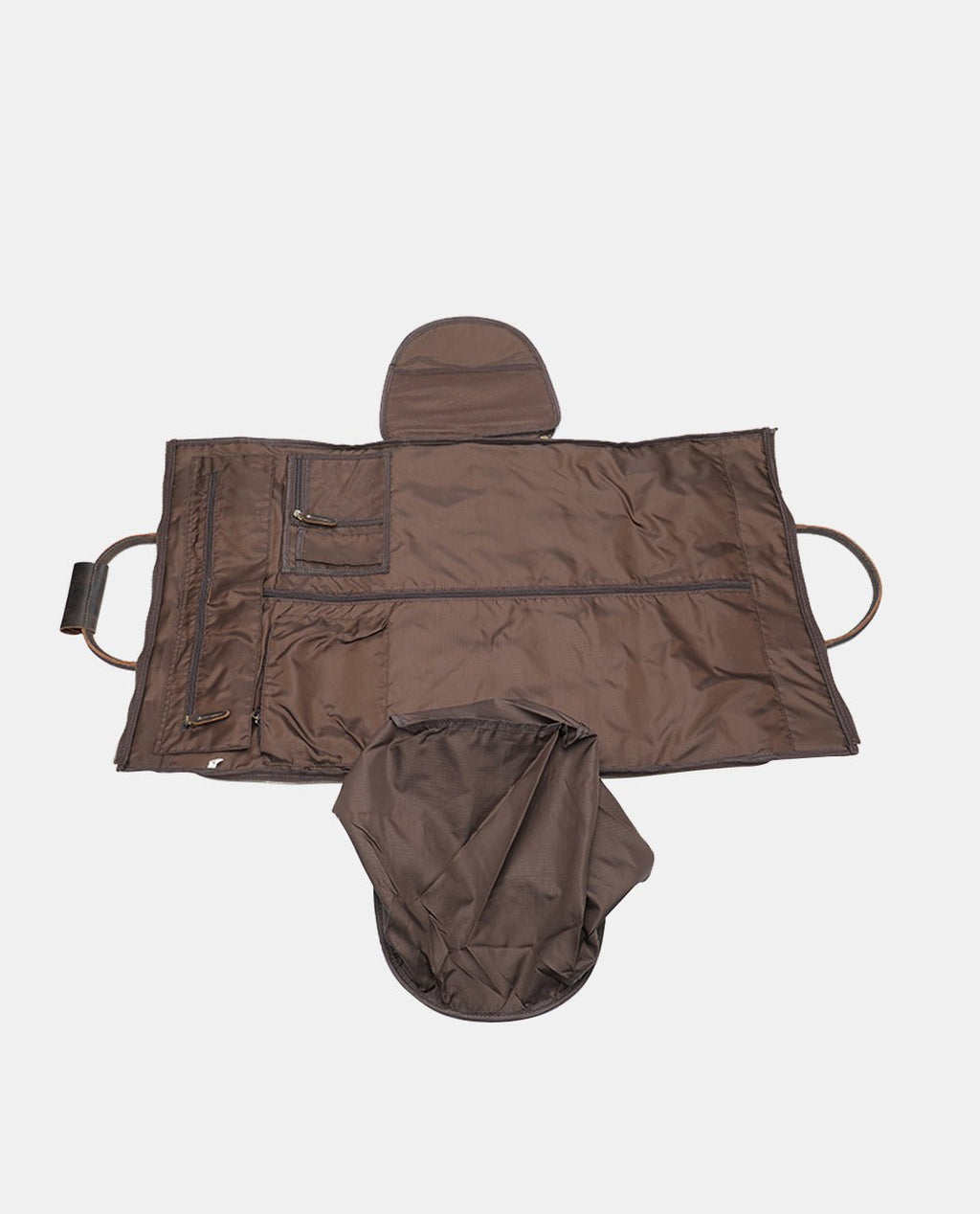 Garment Duffel Bag -Bags- BAGHUGS-MR-05-599-Dark Brown