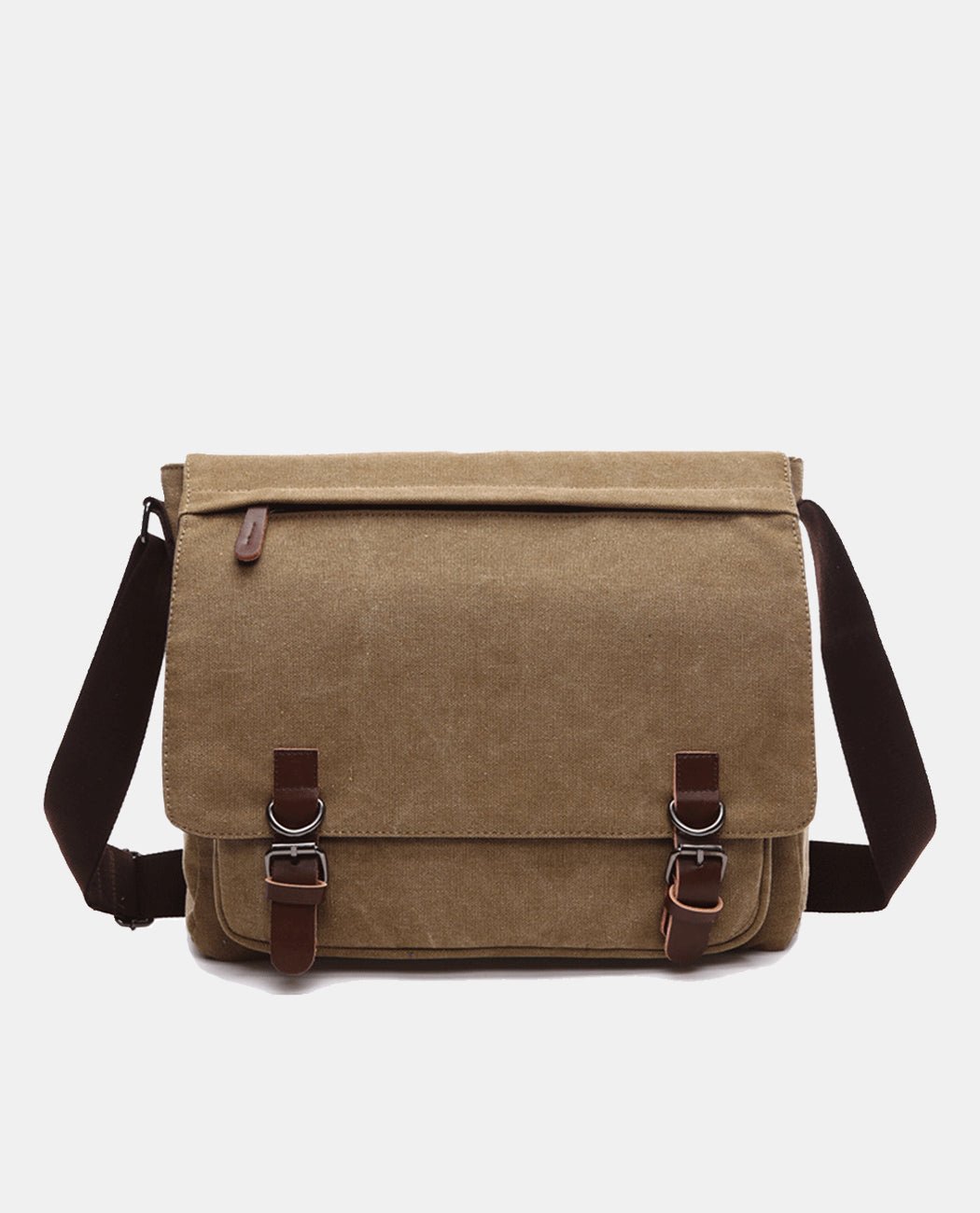 Dark Knight Canvas Messenger Bag -Bags- BAGHUGS-MG8648-S-Earthy Mist