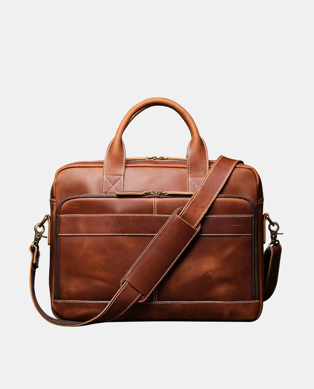 Julian Pathway Messenger Bag -Bags- BAGHUGS-LEHB-8746-Brass Color