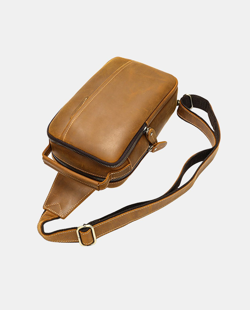 Chic Crossbody Bag -Bags- BAGHUGS-LETT-9511-Dark Brown