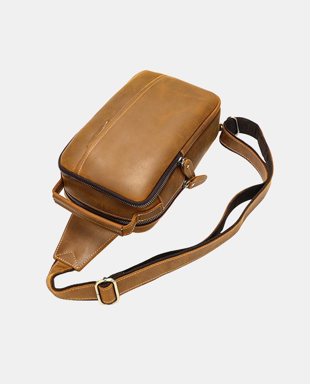 Chic Crossbody Bag -Bags- BAGHUGS-LETT-9511-Dark Brown